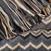 Fringed Jacquard-Knit Wool Scarf - CU Fringed Jacquard-Knit Wool Scarf - CU