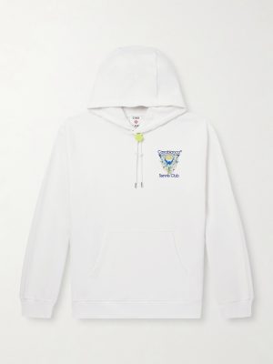 Tennis Club Icon Logo-Print Organic Cotton-Jersey Hoodie Tennis Club Icon Logo-Print Organic Cotton-Jersey Hoodie