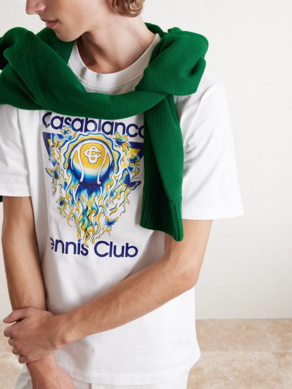 Tennis Club Icon Logo-Print Organic Cotton-Jersey T-Shirt - CU Tennis Club Icon Logo-Print Organic Cotton-Jersey T-Shirt - CU