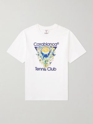 Tennis Club Icon Logo-Print Organic Cotton-Jersey T-Shirt Tennis Club Icon Logo-Print Organic Cotton-Jersey T-Shirt