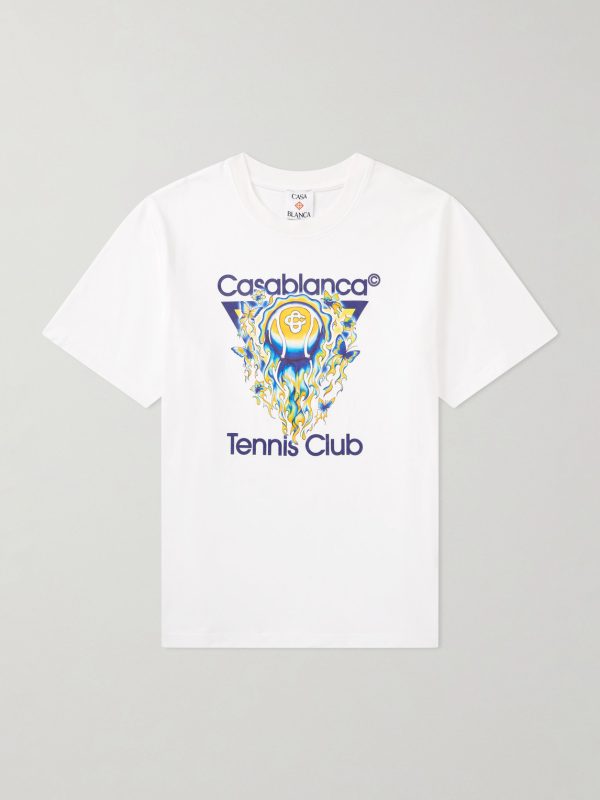 Tennis Club Icon Logo-Print Organic Cotton-Jersey T-Shirt Tennis Club Icon Logo-Print Organic Cotton-Jersey T-Shirt