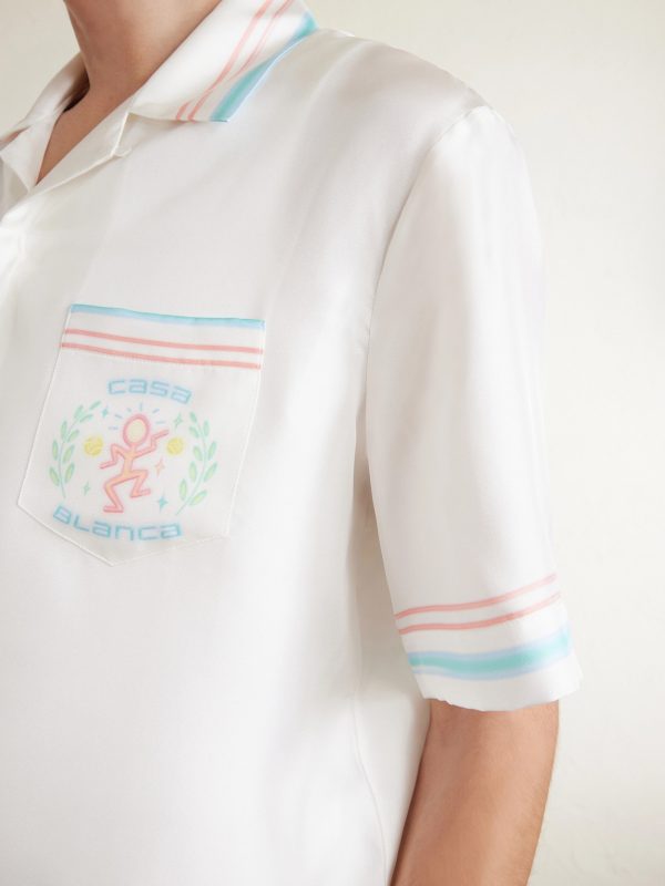 Dance Joy Camp-Collar Printed Silk-Twill Shirt - CU Dance Joy Camp-Collar Printed Silk-Twill Shirt - CU