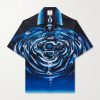 Camp-Collar Printed Silk Shirt Camp-Collar Printed Silk Shirt