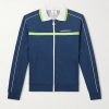 Logo-Embroidered Piqué Track Jacket