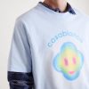 Airbrush Smiley Logo-Print Organic Cotton-Jersey T-Shirt - CU Airbrush Smiley Logo-Print Organic Cotton-Jersey T-Shirt - CU