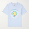 Airbrush Smiley Logo-Print Organic Cotton-Jersey T-Shirt Airbrush Smiley Logo-Print Organic Cotton-Jersey T-Shirt