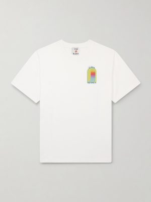 L'Arche Classic Logo-Print Organic Cotton-Jersey T-Shirt L'Arche Classic Logo-Print Organic Cotton-Jersey T-Shirt