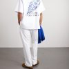 Flaming Tennis Ball Oversized Printed Cotton-Blend Jersey T-Shirt - BK Flaming Tennis Ball Oversized Printed Cotton-Blend Jersey T-Shirt - BK
