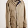 Oversized Padded Cotton-Gabardine Jacket - FR Oversized Padded Cotton-Gabardine Jacket - FR