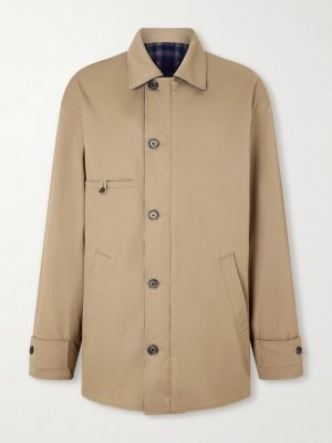 Oversized Padded Cotton-Gabardine Jacket