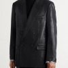 Double-breasted Virgin Wool Blazer - FR