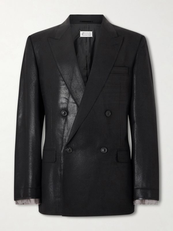 Double-breasted Virgin Wool Blazer