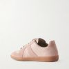 Replica Leather and Suede Sneakers - BK Replica Leather and Suede Sneakers - BK