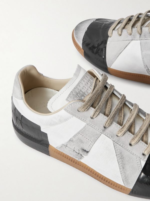 Replica Leather and Suede Sneakers - CU Replica Leather and Suede Sneakers - CU