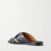 Tabi Embellished Leather Slides - BK