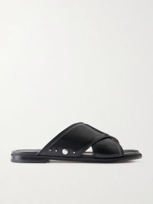 Tabi Embellished Leather Slides Tabi Embellished Leather Slides