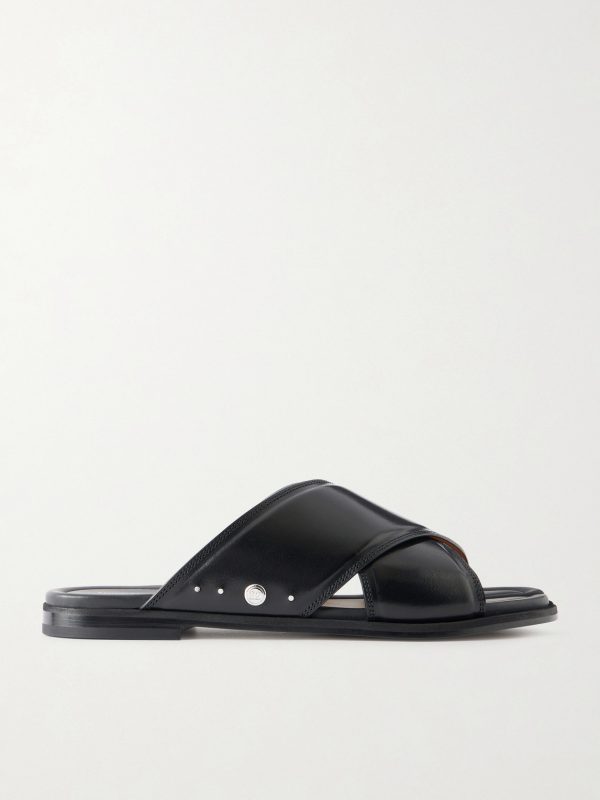 Tabi Embellished Leather Slides
