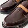 Décortiqué Suede-Trimmed Leather Loafers - CU Décortiqué Suede-Trimmed Leather Loafers - CU