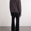 Embroidered Stretch-Wool Half-Zip Sweater - BK Embroidered Stretch-Wool Half-Zip Sweater - BK
