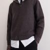 Embroidered Stretch-Wool Half-Zip Sweater - CU Embroidered Stretch-Wool Half-Zip Sweater - CU