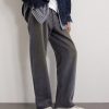 Sprinters Distressed Suede-Trimmed Leather Sneakers - OU Sprinters Distressed Suede-Trimmed Leather Sneakers - OU