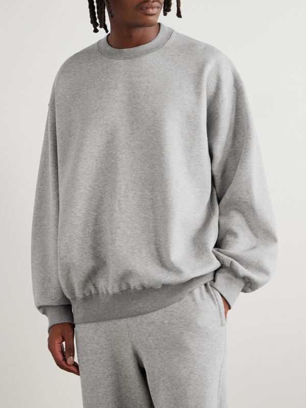 Cotton and Yak-Blend Jersey Sweatshirt - FR Cotton and Yak-Blend Jersey Sweatshirt - FR
