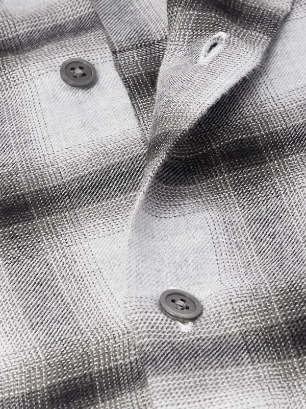 Checked Lyocell-Blend Shirt - CU