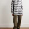 Checked Lyocell-Blend Shirt - OU