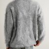 Brushed-Cashmere Sweater - BK