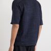 Knitted Linen Polo Shirt - BK
