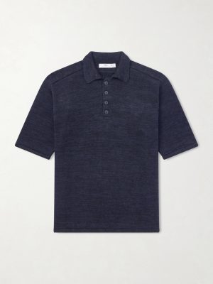 Knitted Linen Polo Shirt Knitted Linen Polo Shirt