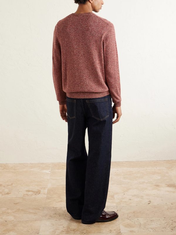 Linen and Cotton-Blend Sweater - BK Linen and Cotton-Blend Sweater - BK
