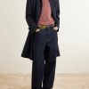 Linen and Cotton-Blend Sweater - OU Linen and Cotton-Blend Sweater - OU
