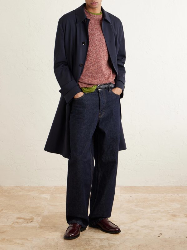 Linen and Cotton-Blend Sweater - OU Linen and Cotton-Blend Sweater - OU