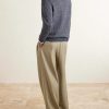 Linen and Cotton-Blend Sweater - BK Linen and Cotton-Blend Sweater - BK