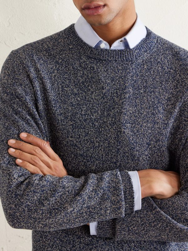 Linen and Cotton-Blend Sweater - CU Linen and Cotton-Blend Sweater - CU