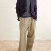 Linen and Cotton-Blend Sweater - OU Linen and Cotton-Blend Sweater - OU
