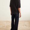Knitted Linen T-Shirt - BK Knitted Linen T-Shirt - BK