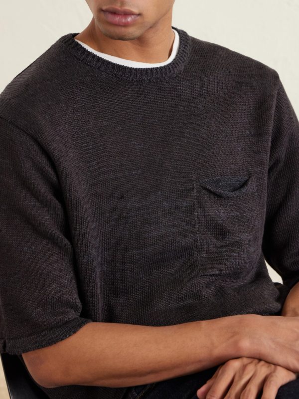Knitted Linen T-Shirt - CU Knitted Linen T-Shirt - CU
