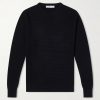 Caoladóir Basketweave Textured Cotton and Cashmere-Blend Sweater