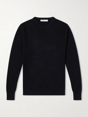 Caoladóir Basketweave Textured Cotton and Cashmere-Blend Sweater Caoladóir Basketweave Textured Cotton and Cashmere-Blend Sweater