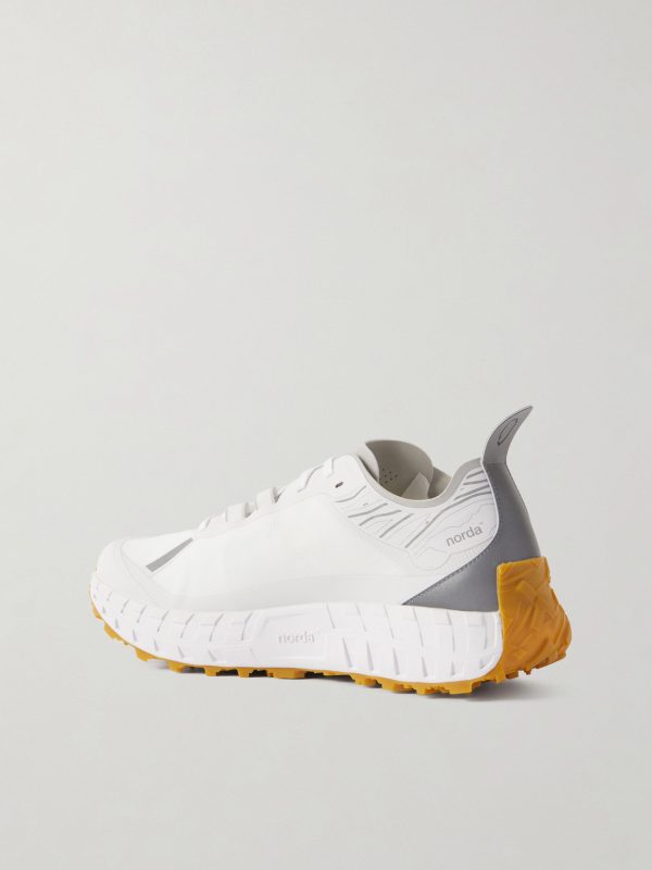 001A Rubber-Trimmed Dyneema® Running Sneakers - BK