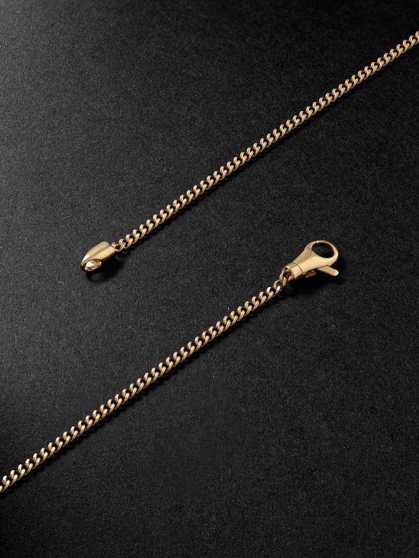 14-Karat Gold Curb Chain Necklace - BK 14-Karat Gold Curb Chain Necklace - BK