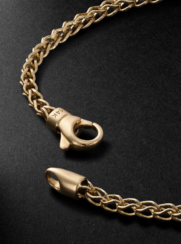 Surf 14-Karat Gold Chain Bracelet - BK
