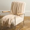 Maria Fringed Baby Alpaca Throw