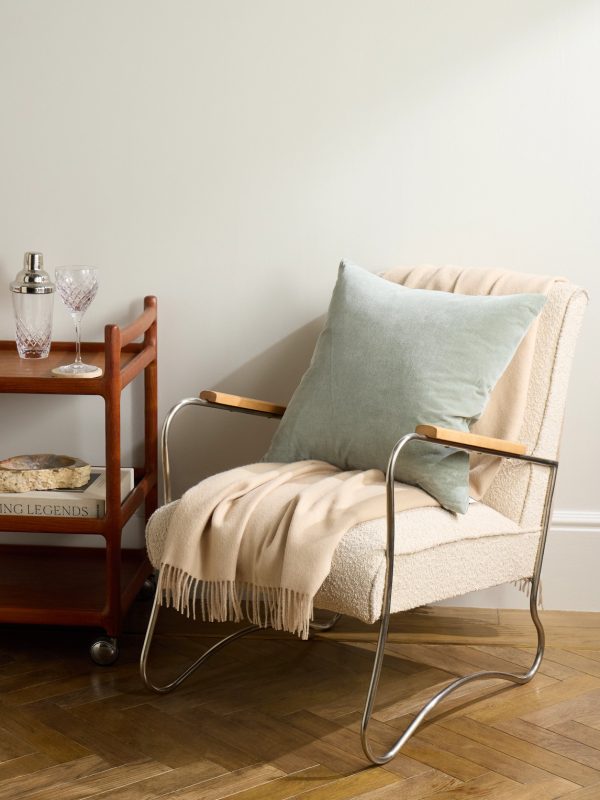 Maria Fringed Baby Alpaca Throw - OU