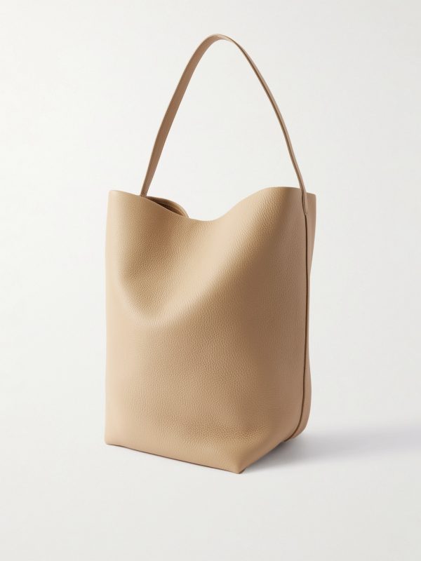 N/S Large Park Full-Grain Leather Tote Bag - BK