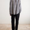 + Aaron Levine View Checked Cotton Shirt - BK