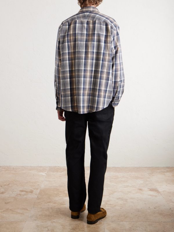 + Aaron Levine View Checked Cotton Shirt - BK