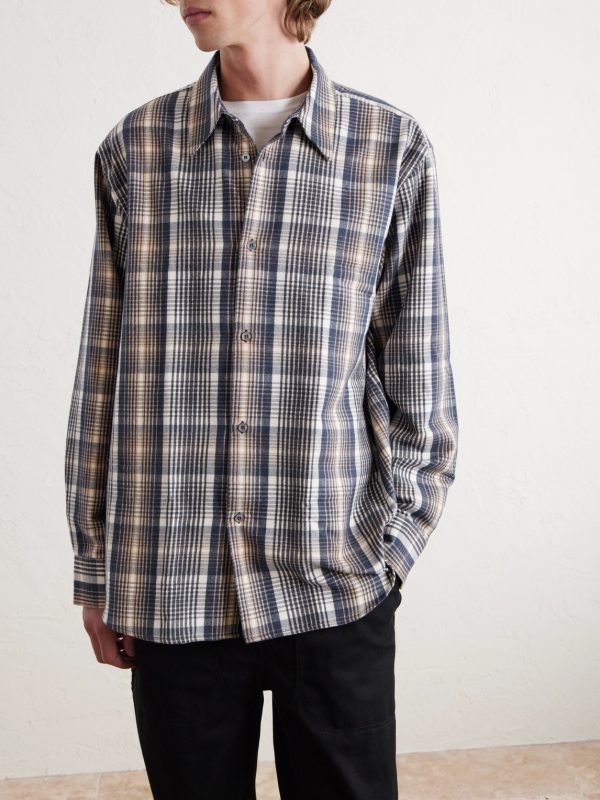 + Aaron Levine View Checked Cotton Shirt - FR